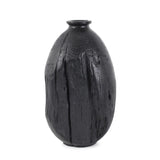 Haru Short Vase in Black