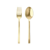 Arezzo Brushed Gold 2pc Serving Set
