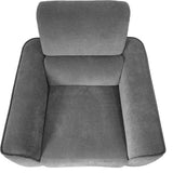 Low Track Arm Adjustable Power Recliner Chair, Dark Grey