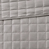 Wholesale Border 8-Piece Comforter and Coverlet Set, Grey