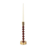 Sharma Crimson Gold Rounded Candlestick- Tall