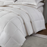 Premium Cotton Comforter with Fluffy Polyester Fill, White