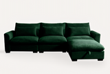 PERTH 122" 3-Seater Sofa with 1 ottoman