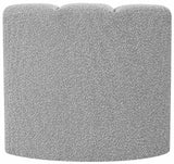 Arc - Boucle Fabric Curved Corner Chair