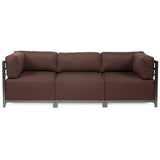 Axis 4pc Sectional Sterling Chocolate Titanium Frame