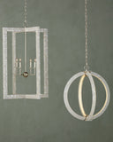 Arietta White Orb Chandelier