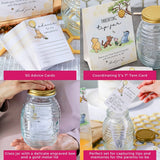 Honey Bear Baby Shower Advice Card Tip Jar Set