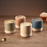 Kook Ceramic Latte Cups 10.5 oz, Set of 4
