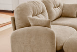 MOLLY 140" 4 Seater Sofa with 1 Ottoman