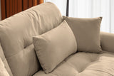 CLOUDIES 134" 3 Seater Sofa with 1 Ottoman