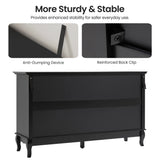 7 Drawer Dresser with Solid Wood Legs