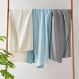 144TC Geometric Diamond Grey Printed Cotton Sheet Set
