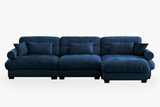 CLOUDIES 134" 3 Seater Sofa with 1 Ottoman