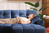 CHARLOTTE 78" 2-Seater Sofa with 2 Ottomans