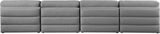 Beckham - Modular 4 Seats Armless Sofa