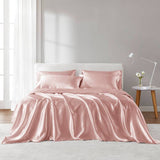 Luxury Satin 6-Piece Sheet Set, Blush Pink