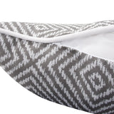 20 x 20 Outdoor Pillow Helm Pewter- Down Alternative Insert