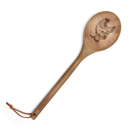 Blue Stallion Gertrude Chicken Acacia Spoon