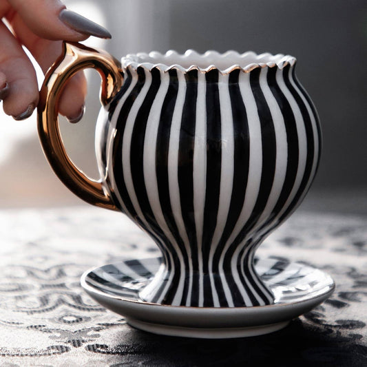 Grim & Ghostly 12oz Teacup & Saucer Set