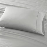 Pima Cotton Sateen 600 Thread Count Sheet Set, Light Gre