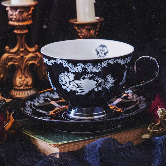 Lucerna Bone Free Porcelain Teacup & Saucer Set