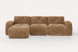 MYLO 110" 3-Seater Sofa with 1 Ottoman