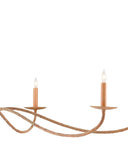 Saxon Large Tan Chandelier