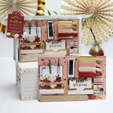 Burgundy Blush Floral Wedding Survival Kit