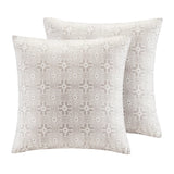Reversible Embroidered Comforter/Duvet Cover Set, Ivory
