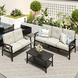 Wholesale 5 - Person Patio Conversation Sets with Cushions