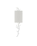 Baneberry White Wall Sconce, Left
