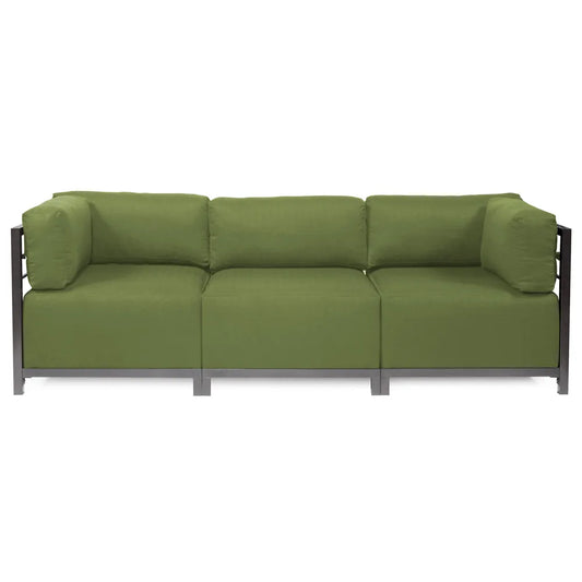 Axis 3pc Sectional Seascape Moss Titanium Frame