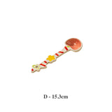 Cute Fruit Ceramic Spoon for Dessert & Kids