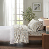 Flannel Cotton Print Sheet Set, Fall Leaves