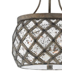 Buckminster Bronze Semi-Flush Mount
