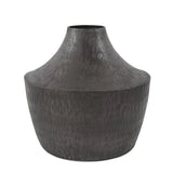 Etched Crossways Curved Neck Vase- Small