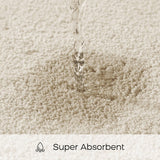 Quick-Dry Bathroom Rugs, Taupe