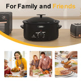 Royalcraft 8-Quart Slow Cooker with Self-Basting Lid