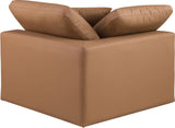 Comfy - Faux Leather Corner Chair