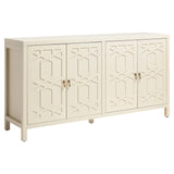 60" W Sideboard Cabinet with Adjustable Shelves and 4 Doors
