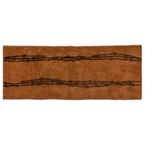 Chocolate Barbwire Kitchen/Bath Rug, 2 MOQ