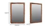 Ellis Small Mirror Brown