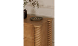 Treccia 2 Drawer Nightstand Oak
