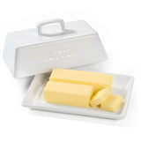 Extra Large Ceramic Butter Dish with Lid