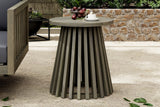 URVON Patio Chair with Side Table