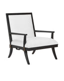 Scarlett Black Armchair, Muslin