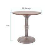 Distressed Farm House Round Bistro Table