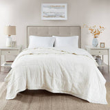 Reversible Down Alternative Bedding Blanket, Ivory