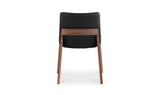Deco Dining Chair Ebony PVC - Set Of Two