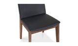 Deco Dining Chair Ebony PVC - Set Of Two
